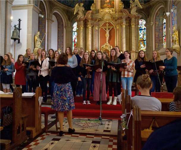 Der Jugendchor Alzheim.  Fotos: privat