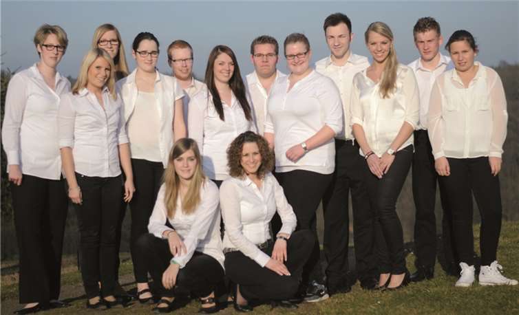 Der Jugendprojektchor des GV Thalhausenprivat