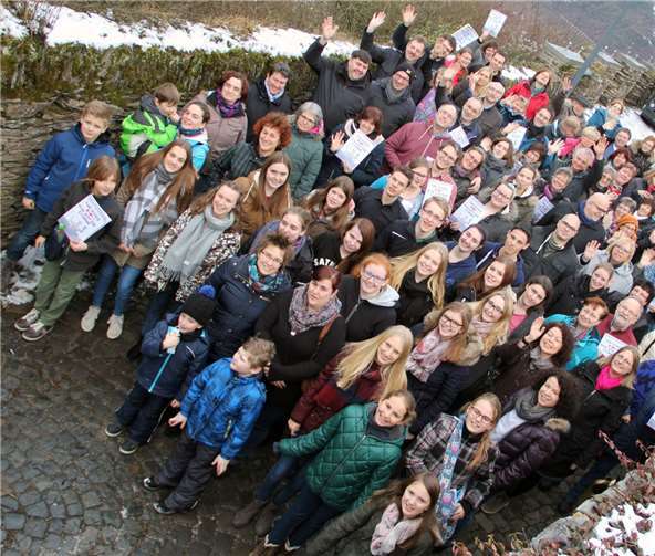 Der Junge Chor Marienburg bringt jedes Jahr ein neues Stück mit biblischem Thema auf die Bühne.privat