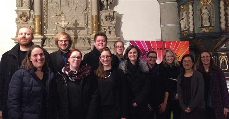 Der Junge Chor probt für sein kommendes Konzert klassische Stücke wie auch Pop und Jazz.privat