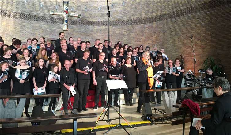 Der Junger Chor Marienburg in der Liebfrauenkirche. Privat