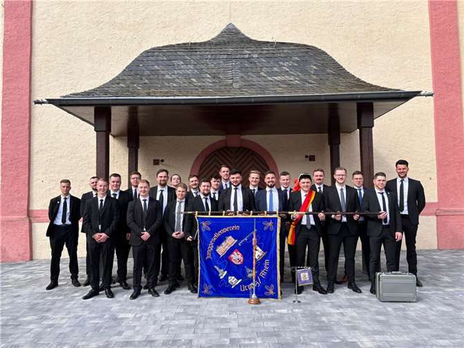 Der Junggesellenverein 1872 Urmitz. Foto: privat