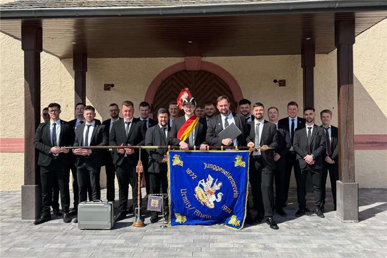 Der Junggesellenverein 1872 Urmitz. Foto: privat