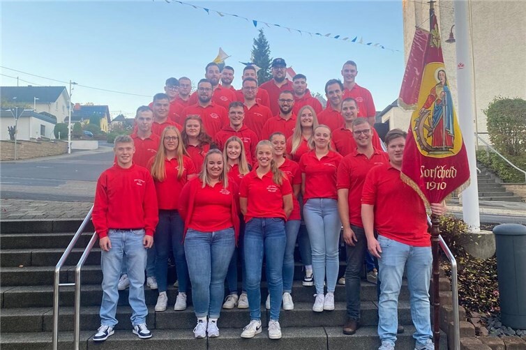 Der Junggesellenverein Lorscheid freut sich auf die Kirmes in St. Katharinen am 18. und 19. Oktober. Foto: privat