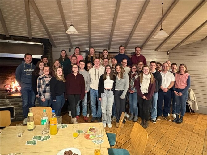 Der Junggesellenverein Unkel.  Foto: privat