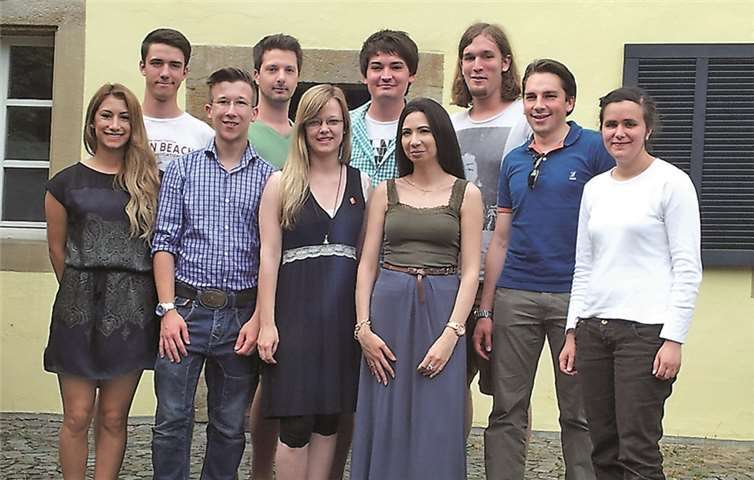 Der Juso-Kreisvorstand: (Von links) Silan Zorlu, Nils Suchetzki, Marc Wunderlich, Sebastian Hein, Hanna Meyer, Mario Dahm, Loubna Aharchi, Tim Romankiewicz, Matthias Großgarten und Zeynep Kirli (es fehlen Lia Kirsch und Fabio Moreno). privat