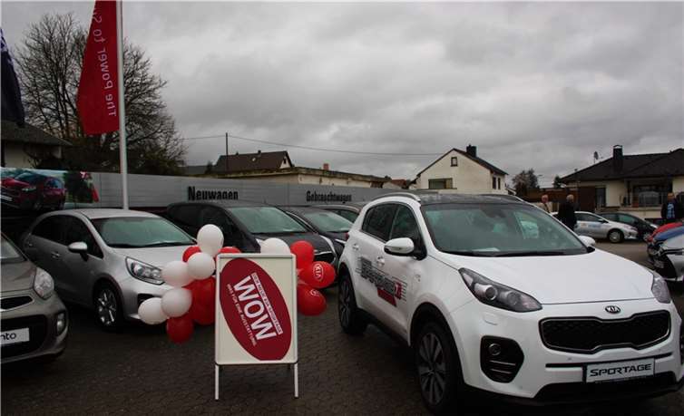 Der KIA Sportage stand im Mittelpunkt der neuen KIA Fahrzeuge beim Autohaus Ely