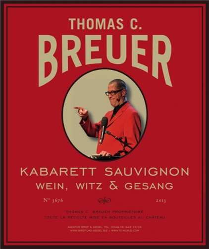 Der Kabarettist Thomas C. Breuer lädt ein zu seinem Programm „Kabarett Sauvignon“. privat