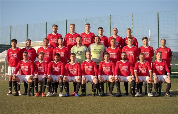 Der Kader des SV Kripp II für die kommende Spielzeit. Foto: Peter Aschinger