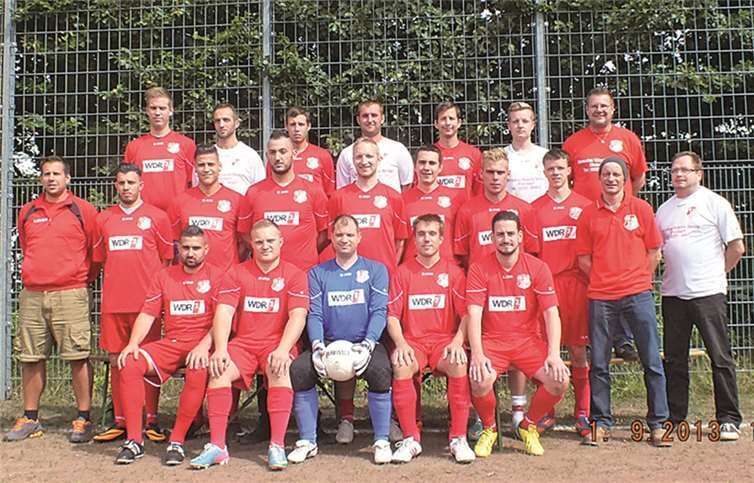 Der Kader von Rot-Weiß Queckenberg. privat