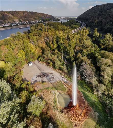 Der Kaltwasser-Geysir ist der höchste seiner Art. Foto: Andreas Pacek