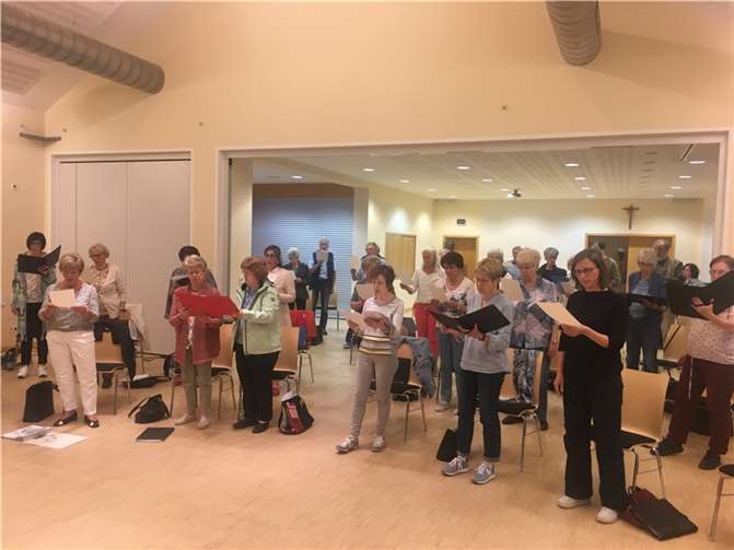 Der Kammerchor freut sich, wieder singen zu können. Foto: privat