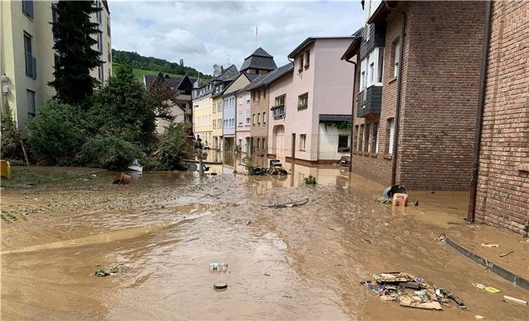 Drei Monate nach der Flut: So sieht Ahrweiler heute aus Der Kanonenwall am 15. Juli. Foto: ROB