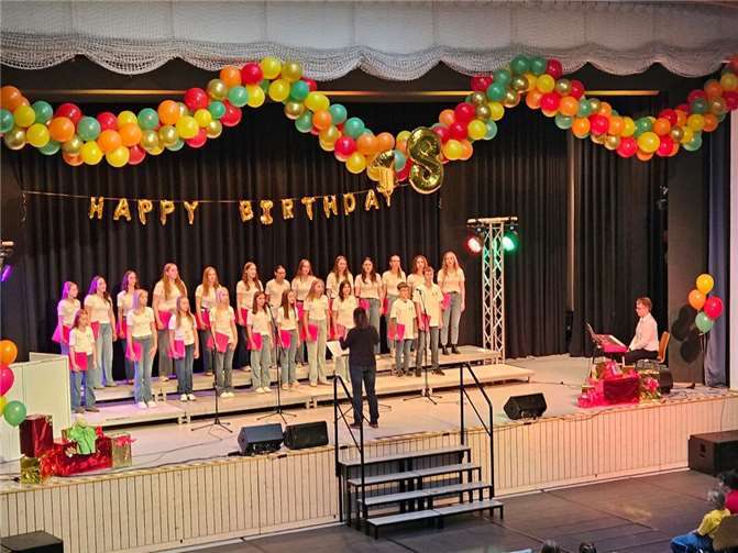 Der Kinder- und Jugendchor Plaidt veranstaltete ein Geburtstagskonzert mit anschließender Party. Foto: privat