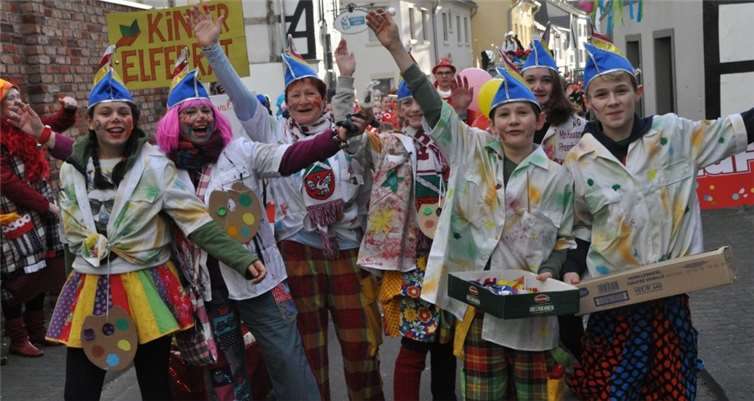 Der Kinderelferrat im Zoch von RheinbreitbachAnsgar Federhen