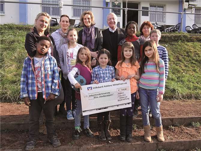 Der Kinderhort „Kaul-Quappen“ freut sich über die finanzielle Unterstützung der KoblenzerBürgerStiftung. privat