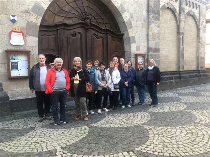 Der Kirchbauverein besuchte drei Kirchen in Koblenz.  Foto: privat