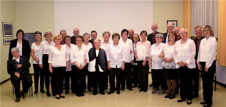 Der Kirchenchor „Cäcilia“ Kurtscheid.Foto: Willi Schmitz