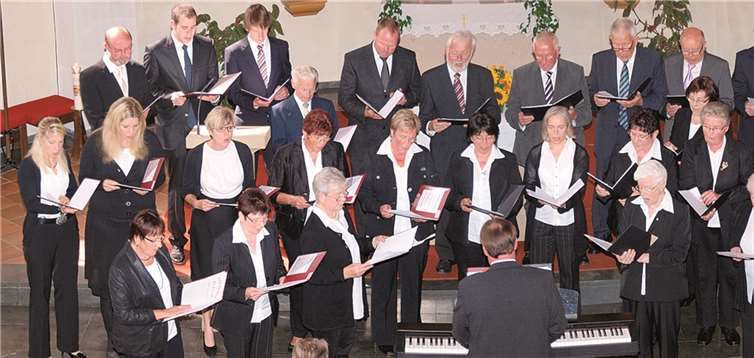 Der Kirchenchor Gillenbeuren/Schmitt kommt am 9. Juni nach Ebernach.privat