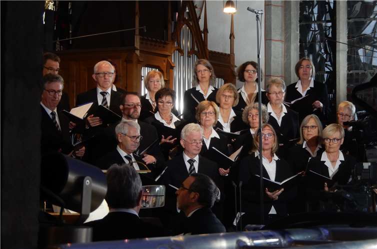 Der Kirchenchor St. Laurentius trug wesentlich zum Gelingen des Gottesdienstes bei.