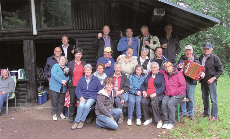 Der Kirchenchor St. Margaretha kam zu einem Wander- und Grilltag zusammen. privat