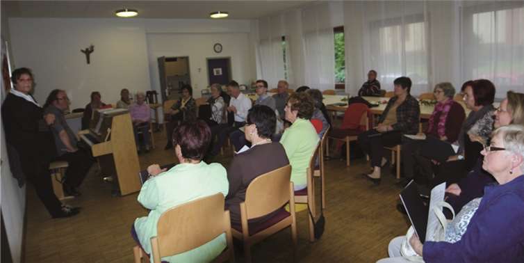 Der Kirchenchor St. Martin musizierte gemeinsam. Privat