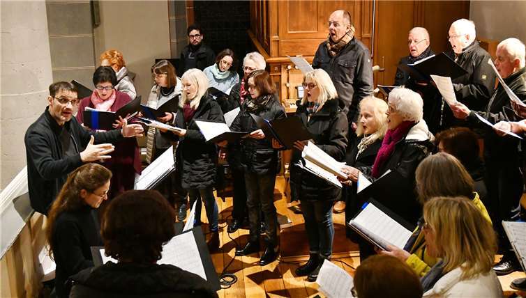 Der Kirchenchor Westum gestaltete den Gottesdienst mit.