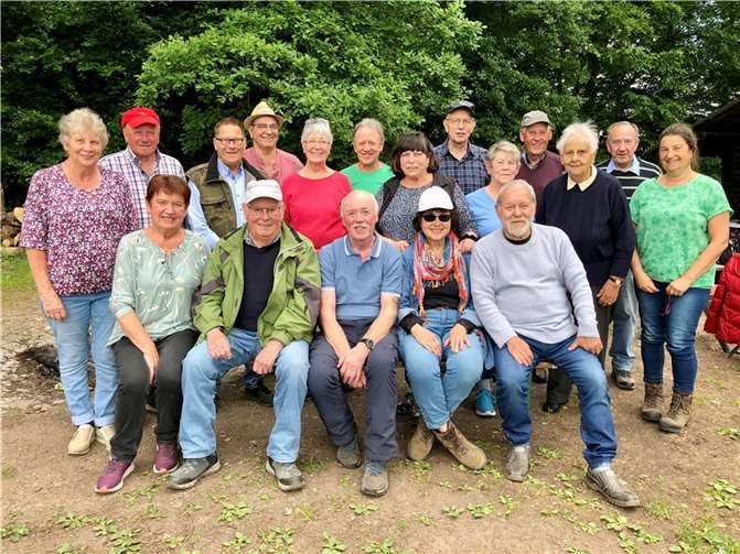 Der Kirchenchors St. Margaretha während des gemeinsamen Wander- und Grilltages. Foto: privat