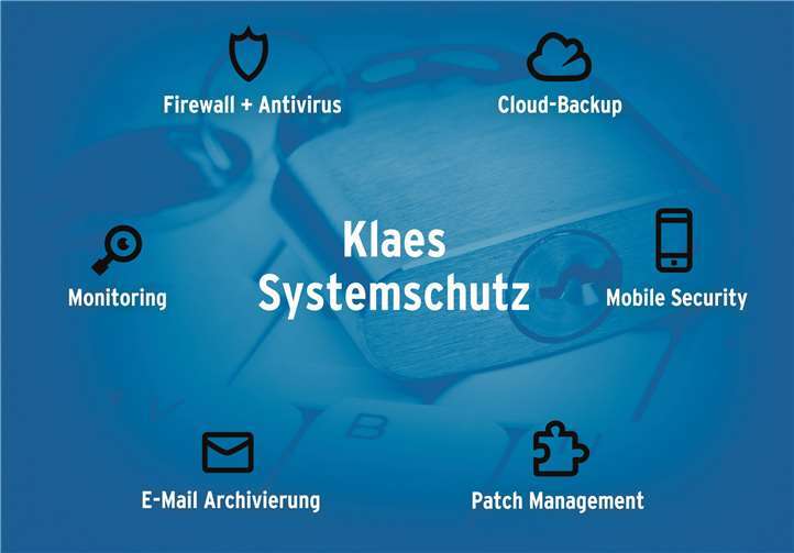 Der Klaes Systemschutz sorgt für Rund-um-Sicherheit bei der Digitalisierung.