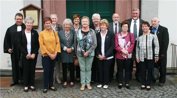 Der Konfirmationsjahrgang 1959 feierte die Diamantene Konfirmation.Fotos: privat