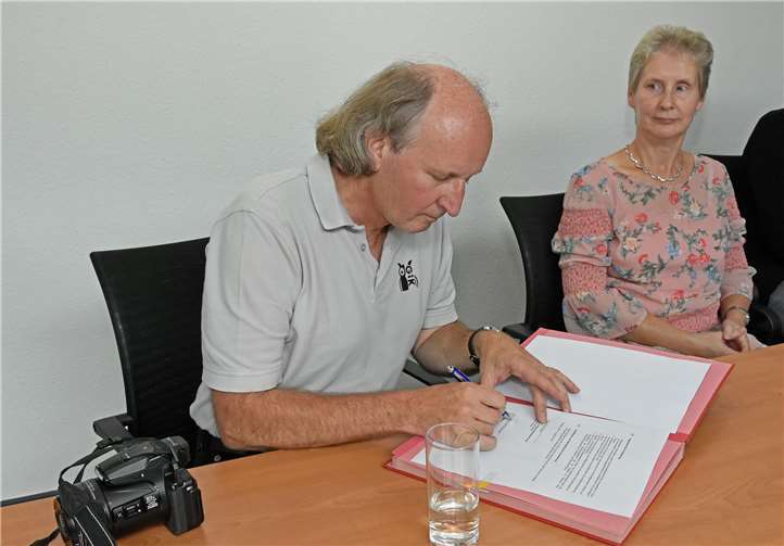 Der Kooperationsvertrag wurde unterzeichnet.