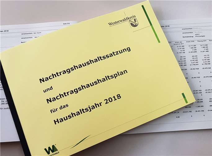 Der Kreistag beschloss den Nachtragshaushalt einstimmig. Pressestelle der Kreisverwaltung