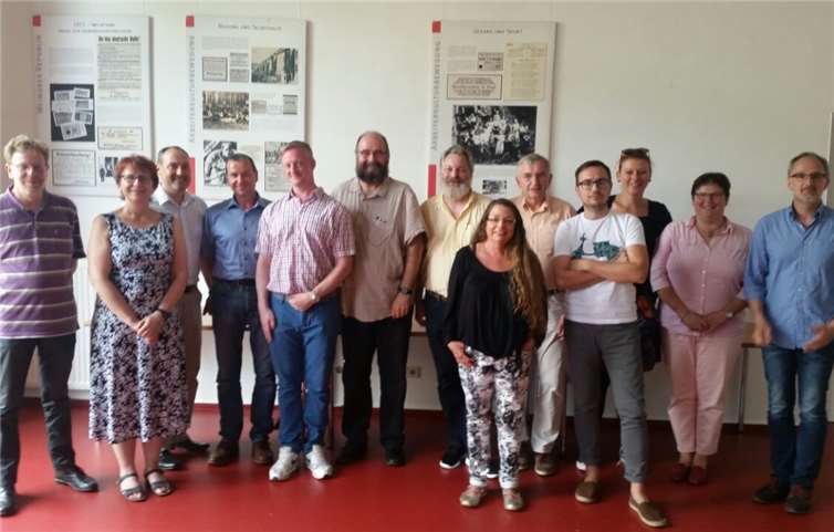 Der Kreisvorstand Bonn/Rhein-Sieg mit Bernd Weede (6.v.l.).Privat