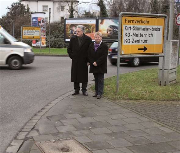 Der Kreuzungsbereich an der Kurt-Schumacher-Brücke.privat