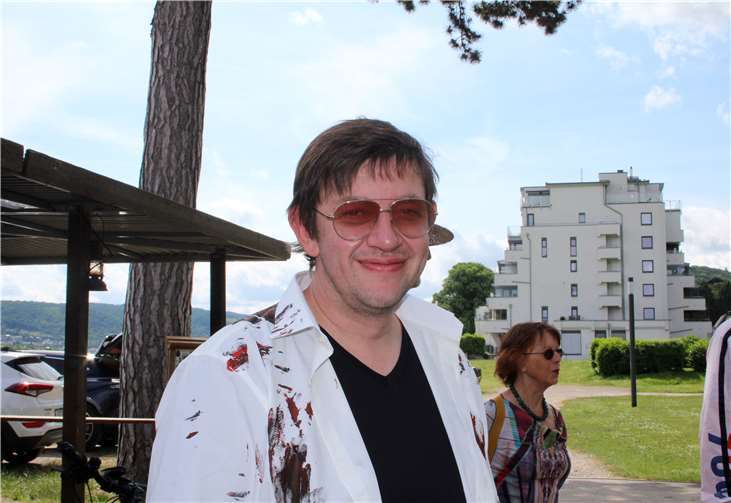 Der Künstler Vasily Klyukin Foto: HG