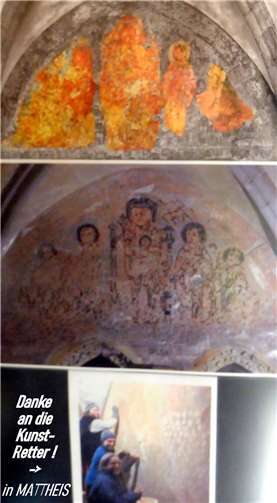 Der Kunst-restaurierte Kreuzgang belebt die Abtei.