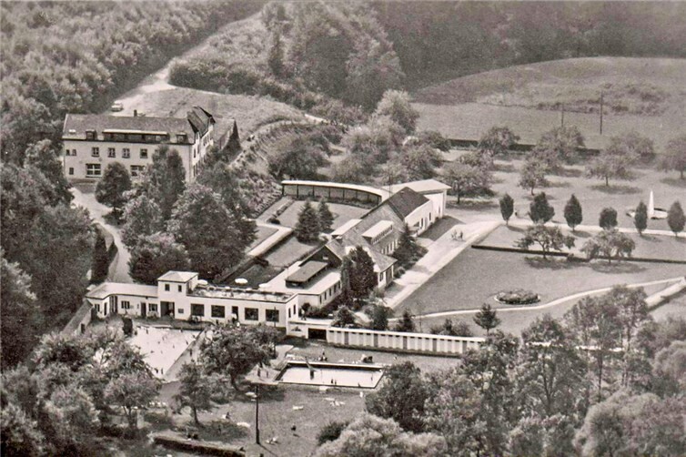 Der Kurpark von Bad Bodendorf 1962