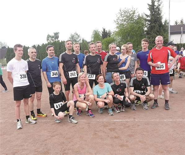 Der LT Grafschaft mit 17 Teilnehmern beim Westumer Murrelauf.Privat