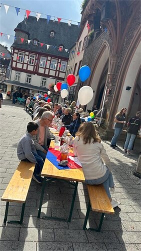 Der Längste Tisch Montabaurs.