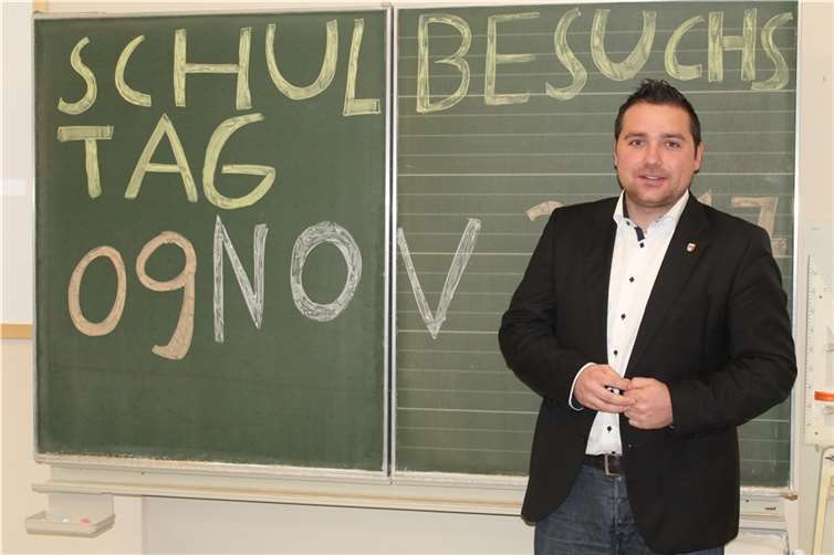 Der Landtagsabgeordnete Benedikt Oster (SPD) besuchte in diesem Jahr verschiedene Schulen m Kreis.Foto: privat