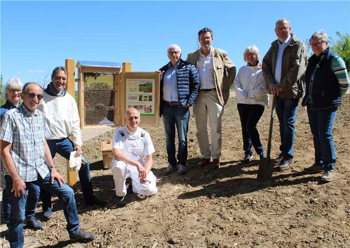Der Lantershofener Bienenlehrpfad ist ein erfolgreiches Gemeinschaftsprojekt.Fotos: DU