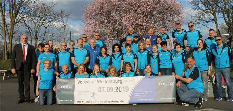 Der Lauftreff SV Weitersburg eröffnete offiziell die Lauf- und Walkingsaison 2019.Fotos: privat