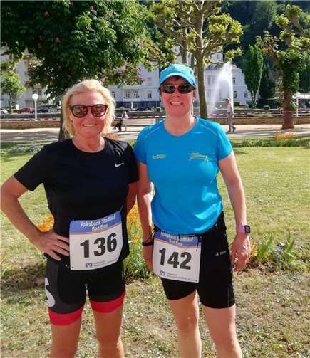 Der Lauftreff nahm am Stadtlauf in Bad Ems teil.