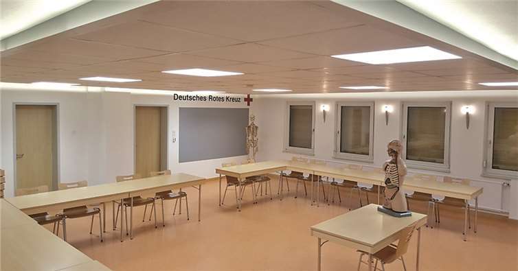Der Lehrsaal des DRK Ortsvereins Andernach erstrahlt in neuem Glanz. privat
