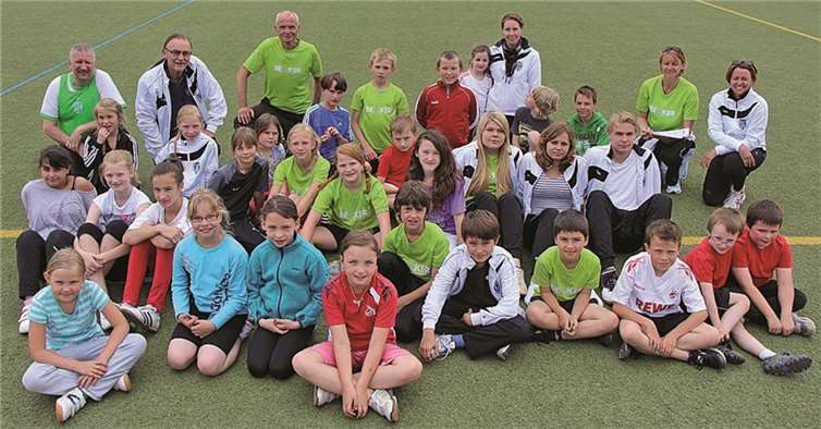 Der Leichtathletik-Nachwuchs des VfB Linz zeigte beachtliche Leistungen. privat