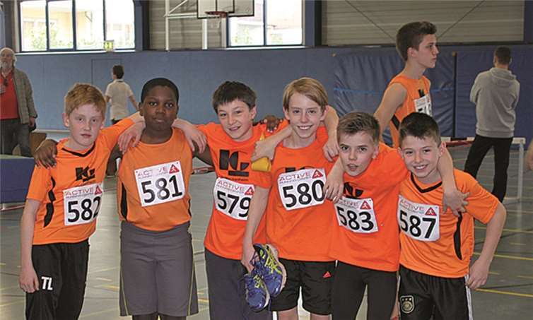 Der Leichtathletiknachwuchs der Leichtathleten Gemeinschaft Meckenheim wusste zu überzeugen.privat