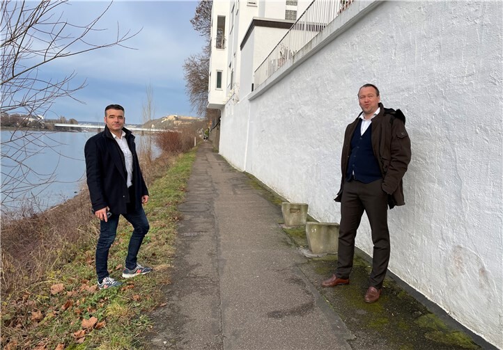 Der Leinpfad hat keine Beleuchtung.Foto: privat