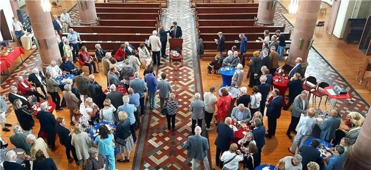 Der Leseverein e.V. Neuwied feierte sein Jubiläum mit einem ökumenischen Festgottesdienst und anschließenden Empfang in der St. Matthias Kirche.  Foto: Leseverein Neuwied