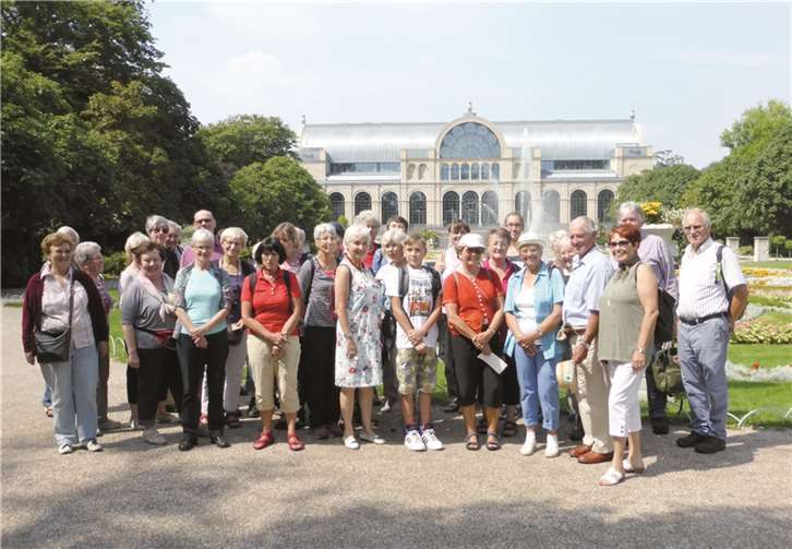 Der Linzer Eifelverein im ehemaligen „Zier- und Lustgarten“in Köln. privat