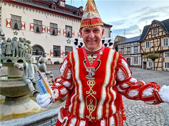 Der Linzer Karnevalsprinz Norbert (Adams) II. vun d’r Jass. Foto: Andreas Winkelmann